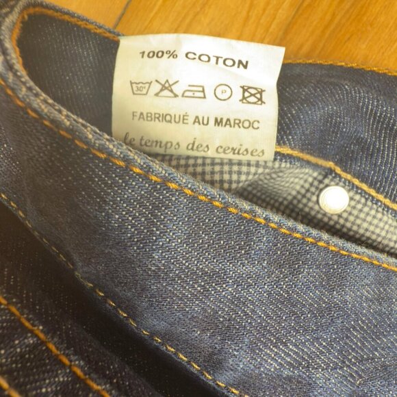 JAPAN RAGS No 17 - 611 Slim Straight Leg Classic Distressed Denim 28W 33L - Picture 7 of 7